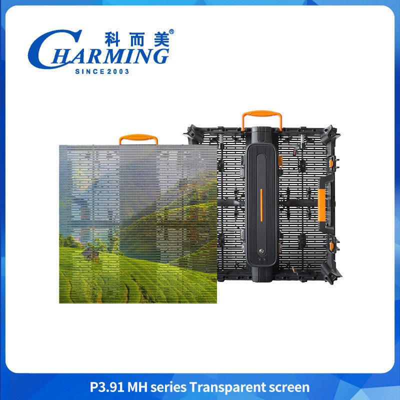 P3.91 Wynajem na zewnątrz Przejrzysty LED Video Wall For Stage Backgroud