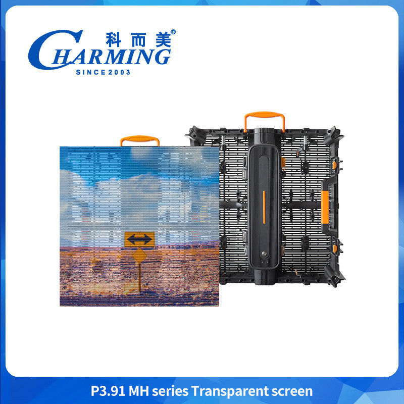 Zewnętrzny IP65 P3.91-P7.8 Przejrzyste szkło 3D Led Display Video Wall Display