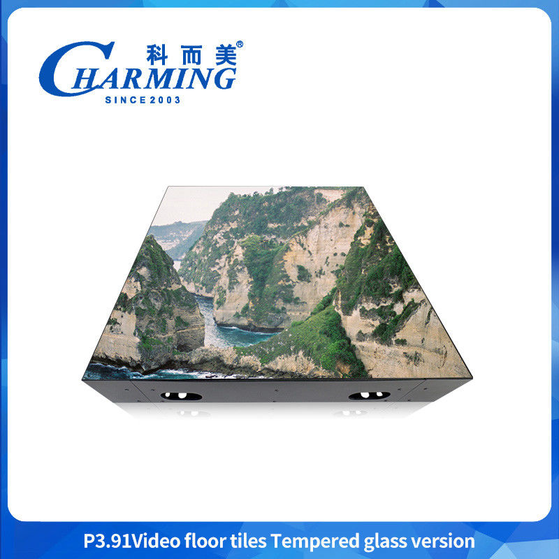 TOP Hotsale DJ Disco Panel Tile Toughened Glass Light Up 3d Led Dance Floor Video Light Waterproof
