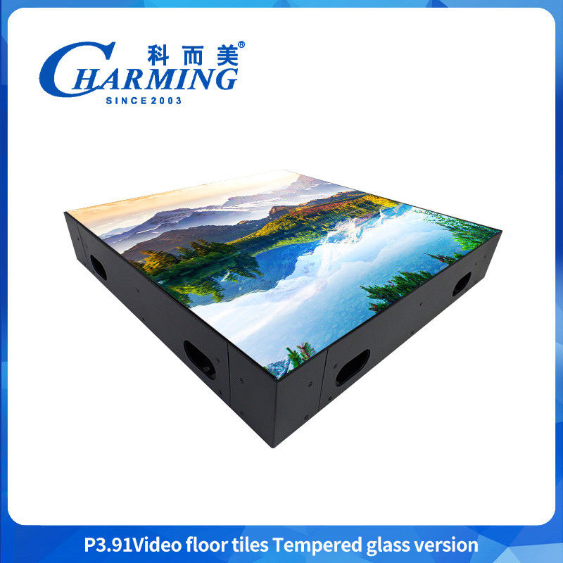 500x500MM GOB P3.91 Led Indoor Dance Floor IP65 wodoodporny LED Display HD Sexy Video For Event