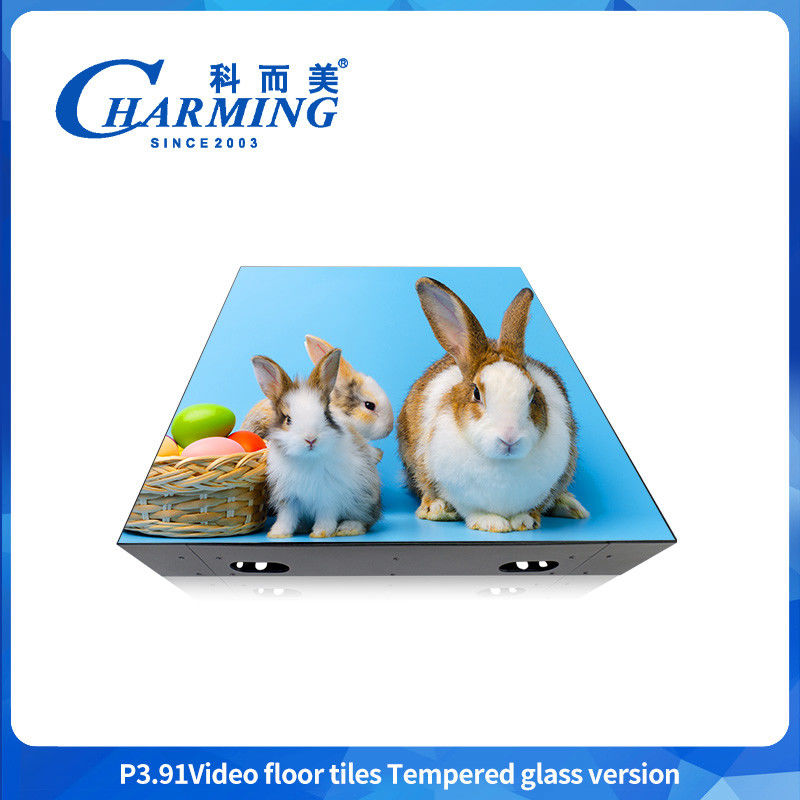 2025 Sprzedaż hurtowa P3.91 Led 3D Dance Floor Transparent Glass Floor Dance Led Display