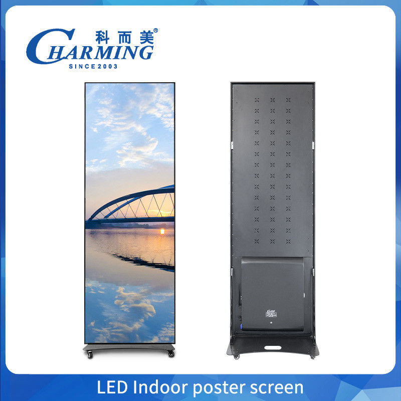Wnętrze Led Poster Podłogowy wyświetlacz P1.86 P2 P2.5 GOB