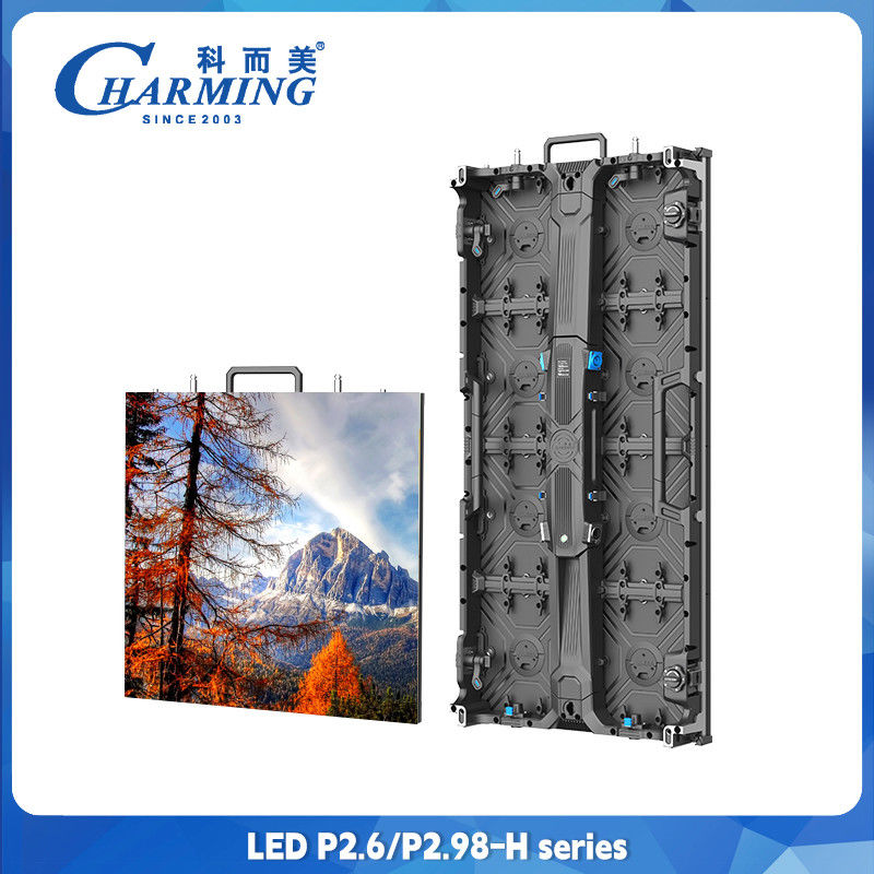 Zewnętrzny ekran LED ściana P2.6 P3.91 P4.81 pełnobarwny wypożyczalny wyświetlacz LED 500x500mm 500x1000mm