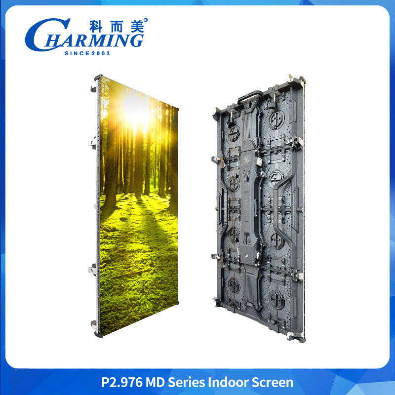 Elastyczny ekran LED Wnętrze Skrzywiony ekran P2.98 Front Service 7680HZ Led Video Wall