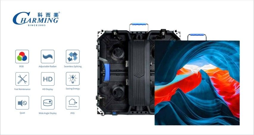 Wysokiej jakości kolor rGB 400W P2.6 serii Kaito-K Ekran wewnętrzny 140 ° super szeroki kąt widzenia