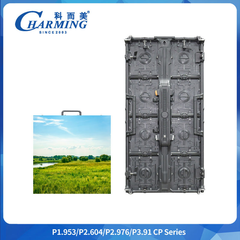 Pudełko z stopów aluminium P2.6/2.98/3.91 Skrzywione; elastyczne 7680Hz CP Series LED Video Wall Bezszwowe zszywanie