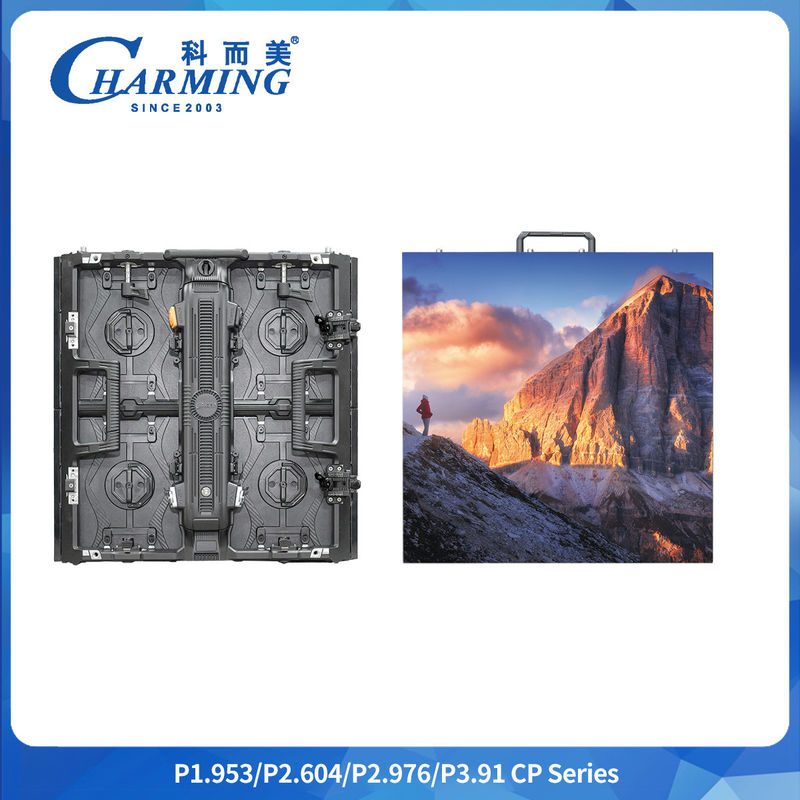 P2.6/2.976/3.91 Pudełko ze stopem aluminium Rozmiar łuku regulowanego 500*500mm/500*1000mm 7680Hz HD Wynajem Led Outdoor Didplay