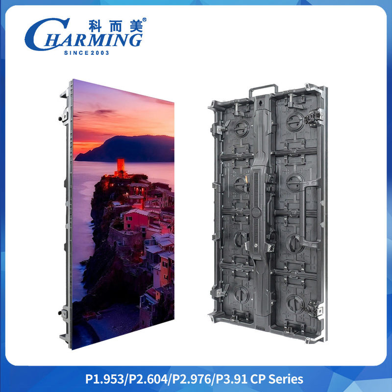 Sala spotkań klubów nocnych w pomieszczeniach 7680p Ekran 3,91 Wynajem pełny Panel elastyczny Wydarzenie Ad Tv Digital Display Modular Led Moving Screen