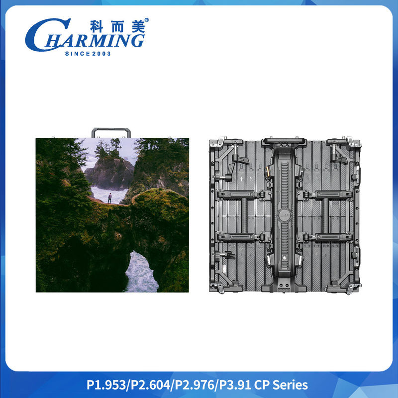Rozmiar szafy 500x500/500x1000mm P2.6/2.98/3.91 CP Series Wnętrza LED Video Wall Z Arkowym Regulatorem Maksymalny kąt 22,5°