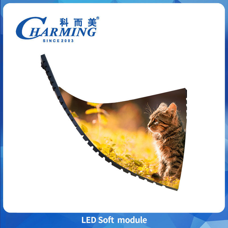 Led Soft Module Led Screen Wysoki współczynnik odświeżania Przeciwśrodowiskowy wyświetlacz światła Dostosowywalny Elastyczny