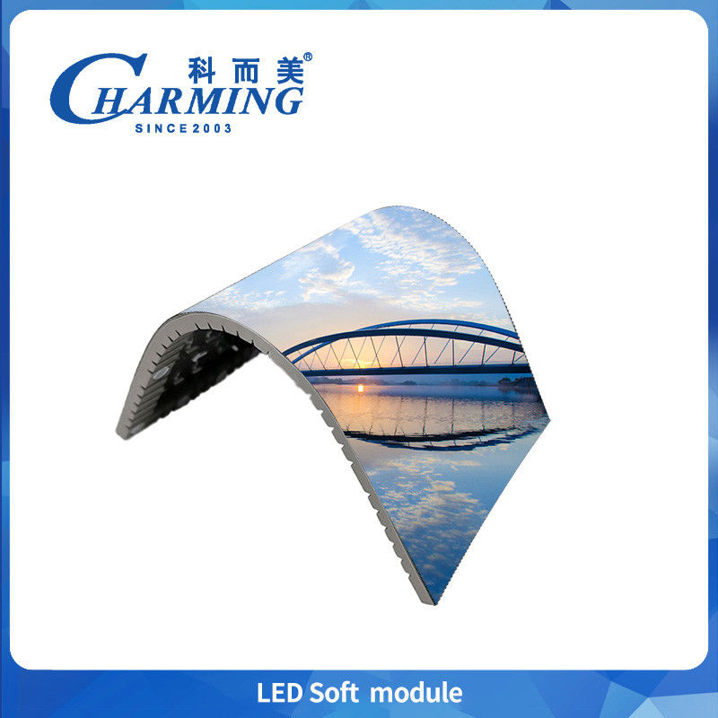 Moduł wewnętrzny P3 Soft Video Moduł elastyczny Full Color Zindywidualizowany krzywy programowalny Flexible Led Display