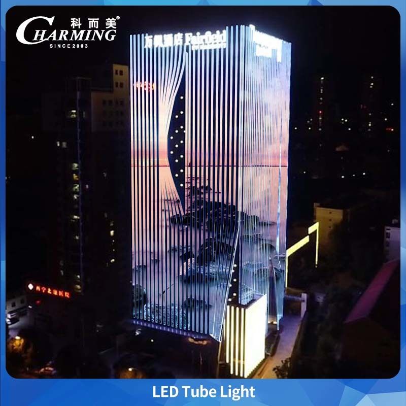 U30 Niskiej Mocy RGBW Led Tube Light Sterowanie DMX do Projektów Oświetlenia Zewnętrznego