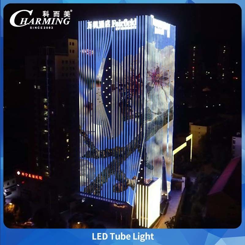 U30 Stop aluminiowy+PC RGBW Led Tube Light DMX Do użytku na mostku zewnętrznym