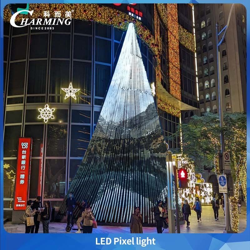 Pixel Light Rgb Led Pixels 30mm Prężnica IP66 RGB Led Pixel Light Dekoracja wnętrza zewnętrznego Oświetlenie budynków Mosty