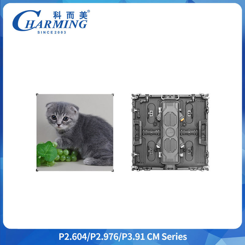 Uwolnij nieskończoną kreatywność P3.91 Skręcający się wyświetlacz LED z regulacją łuku ±22.5 ° i szybkim montażem