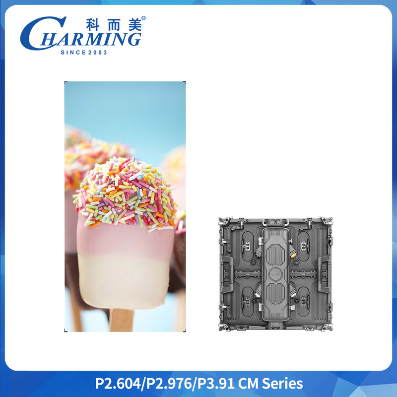 P2.6 IP65 Wypożyczalnia LED na zewnątrz 500x500 mm 6,4 kg