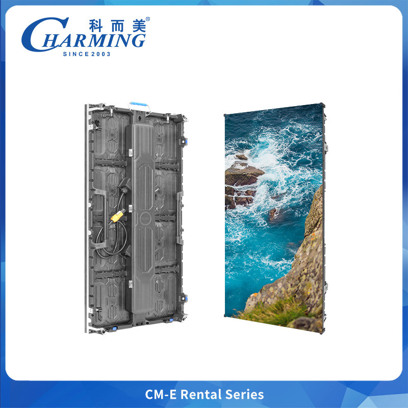 Czarujący wyświetlacz zewnętrzny CM-E serii P2.976 LED z opatentowanym niewidzialnym rozbijaniem i wskaźnikiem sygnału HUB