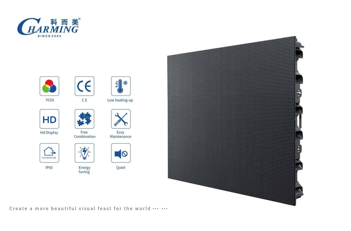 Zewnętrzny wyświetlacz LED P4  Wysoka jasność i szeroki zakres kolorów IP65 wodoodporność Niezawodna wydajność w wymagających warunkach
