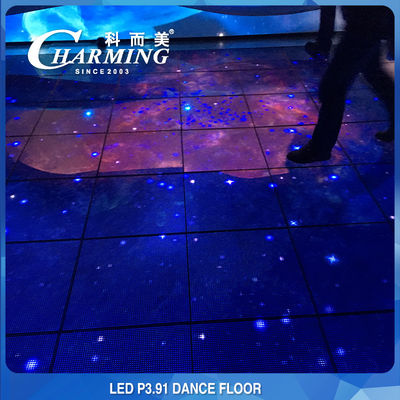 Panel ekranowy RGB Led Floor Tile Display Screen Waterproof IP65 3840Hz Support Weeding Dance Show
