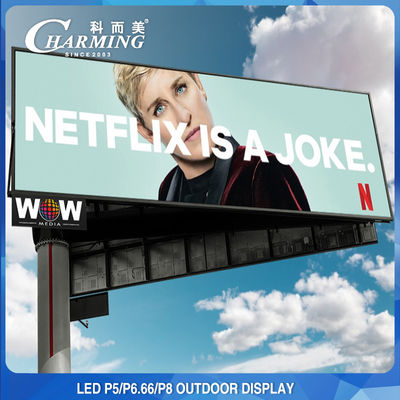 Zewnętrzny wyświetlacz LED Billboard P5 P8 LED Wodoodporny wyświetlacz ścienny