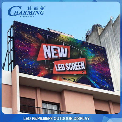 1200W P5 P8 Zewnętrzna ściana wideo LED wodoodporna do reklamy