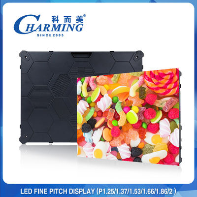 64x48 CM Wewnętrzny stały wyświetlacz LED P1.5 / P1.8 / P2 / P2.5 Odświeżanie 4K Ultra cienki