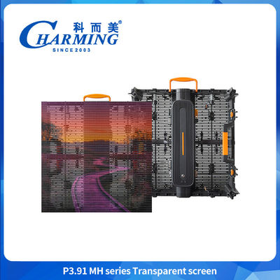 4K IP65 Elastyczny ekran z przezroczystej folii Szklany ekran RGB Przejrzysty ekran LED