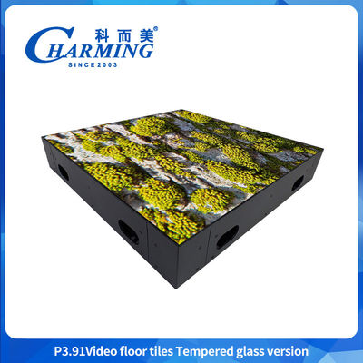 Wynajem wnętrza LED Video Wall P3.91 HD Full Color Led Dance Floor Display For Event