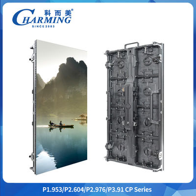 Wyposażenie fabryczne P2.6-3.91 Stop aluminiowy pełnokolorowy 3D krzywy 4k 4500Cd Ekran wideo w pomieszczeniach komercyjnych Reklama wydarzenia LED